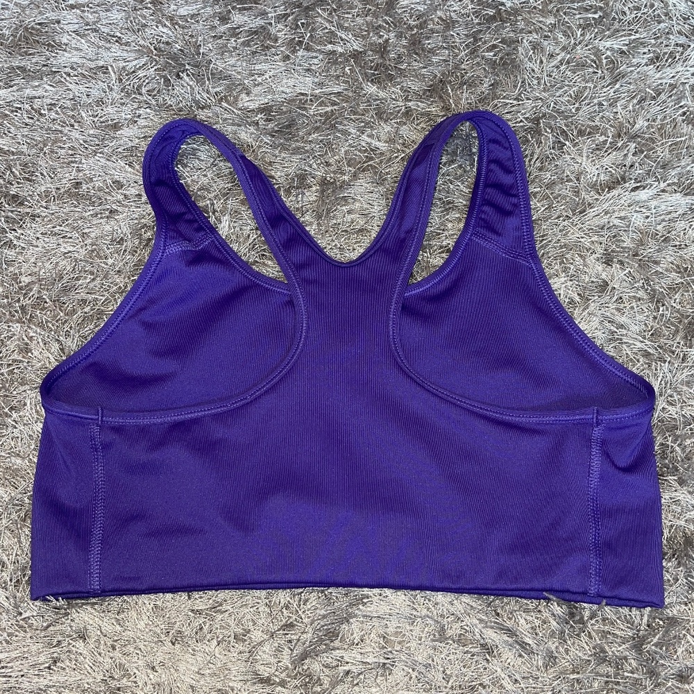 Nike Pro Dri-Fit Bundle of 2 Purple Sports Bra Size Large - Picture 7 of 9